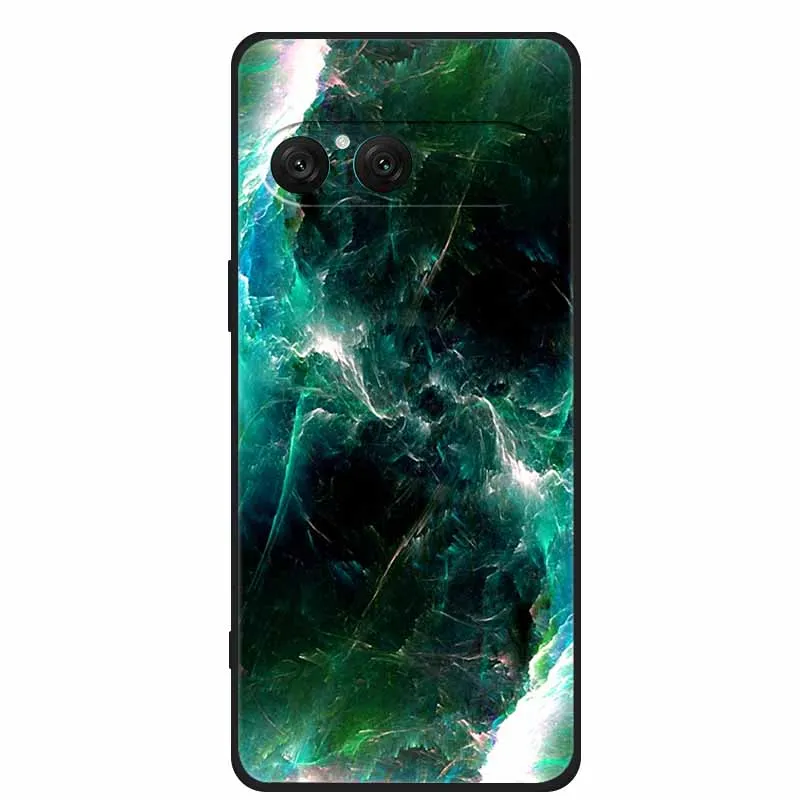 Sleek Black Silicone Soft Back Cover - Stylish Phone Protection Shell