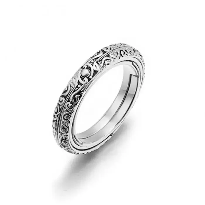 Finger Ring Vintage Astronomical Ball Rings For Women Men Creative Complex Rotating Cosmic Finger Ring Jewelry