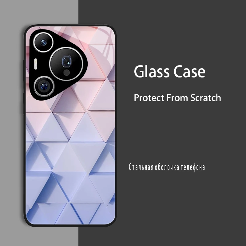 Enhanced Shockproof Tempered Glass Case Cover for Huawei Pura 70 Series