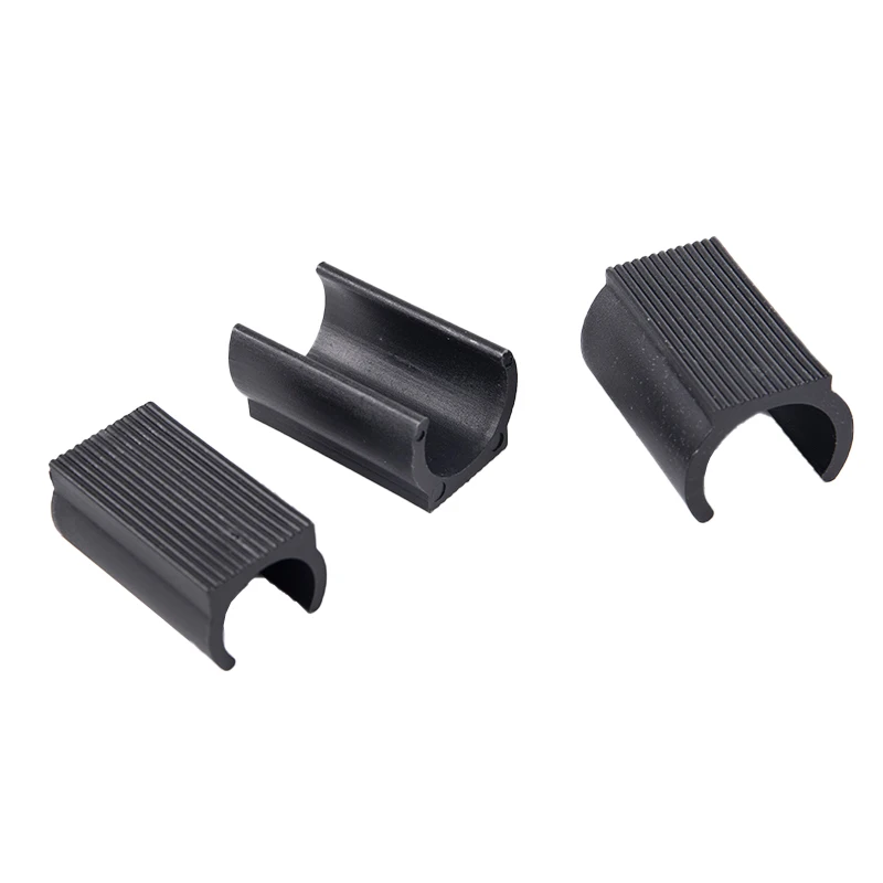 Durable U Shaped Chair Leg Pad Non-slip Tube Caps Anti-front Tilt Damper Stool Pipe Clamp Glides Floor Protector 10Pcs