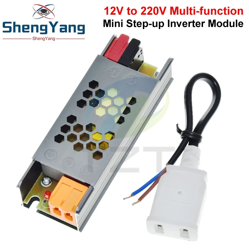 1/3PCS IPX6 Wasserdichtes DC12V zu AC220V Step-Up-Stromversorgungsmodul 120W 50HZ DC-AC Boost-Inverter-Modul Leistungsregler