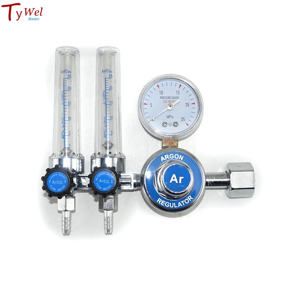 ArgonGasRegulator025MpaPressureGuage025LminCO2Helium