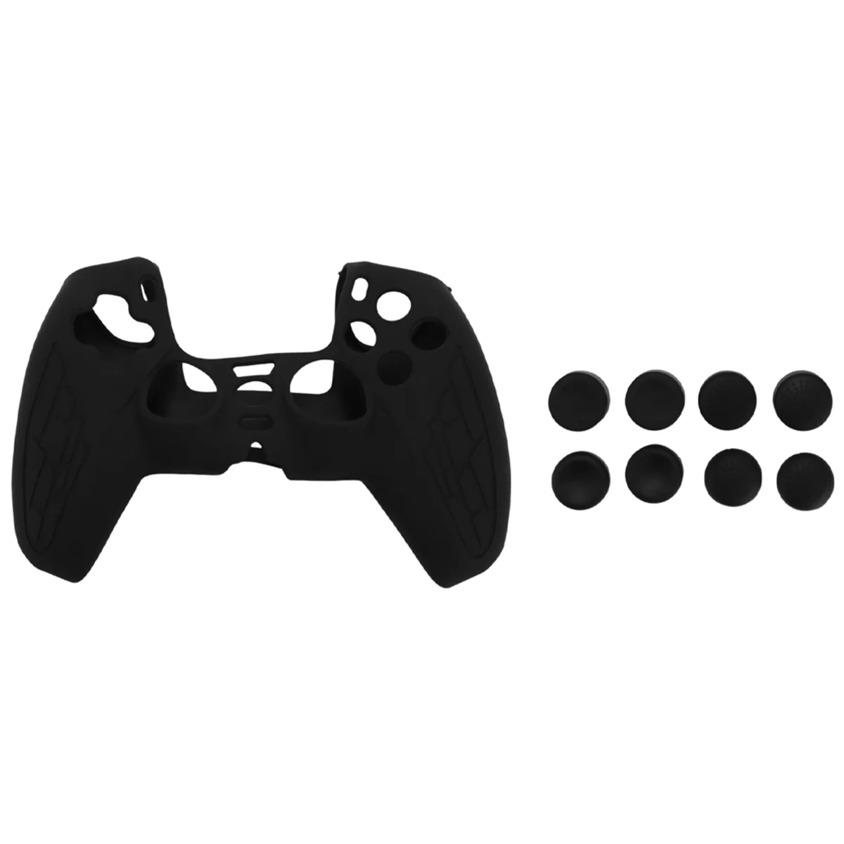 Per Ps5 Gamepad Ps5 Custodia Protettiva In Silicone Manicotto In Silicone Antiscivolo Accessori Ps5 Tappo A Bilanciere Addensato