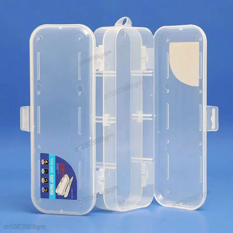 ★s.★オーガナイザー　ペンケース Kawaii-透明な両面ペンケース,プラスチックケース,多機能,文房具