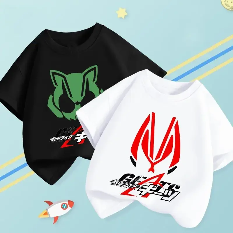 

Мужская футболка с коротким рукавом Kamen Rider GEATS Anime Extreme Fox Tokusatsu Taitanuki Bull фонарь 2