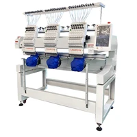Buy "Three-Head 9 & 12-Needle Computerized Embroidery Machine | Ideal for Hats, T-Shirts & Flat Fabrics" Online