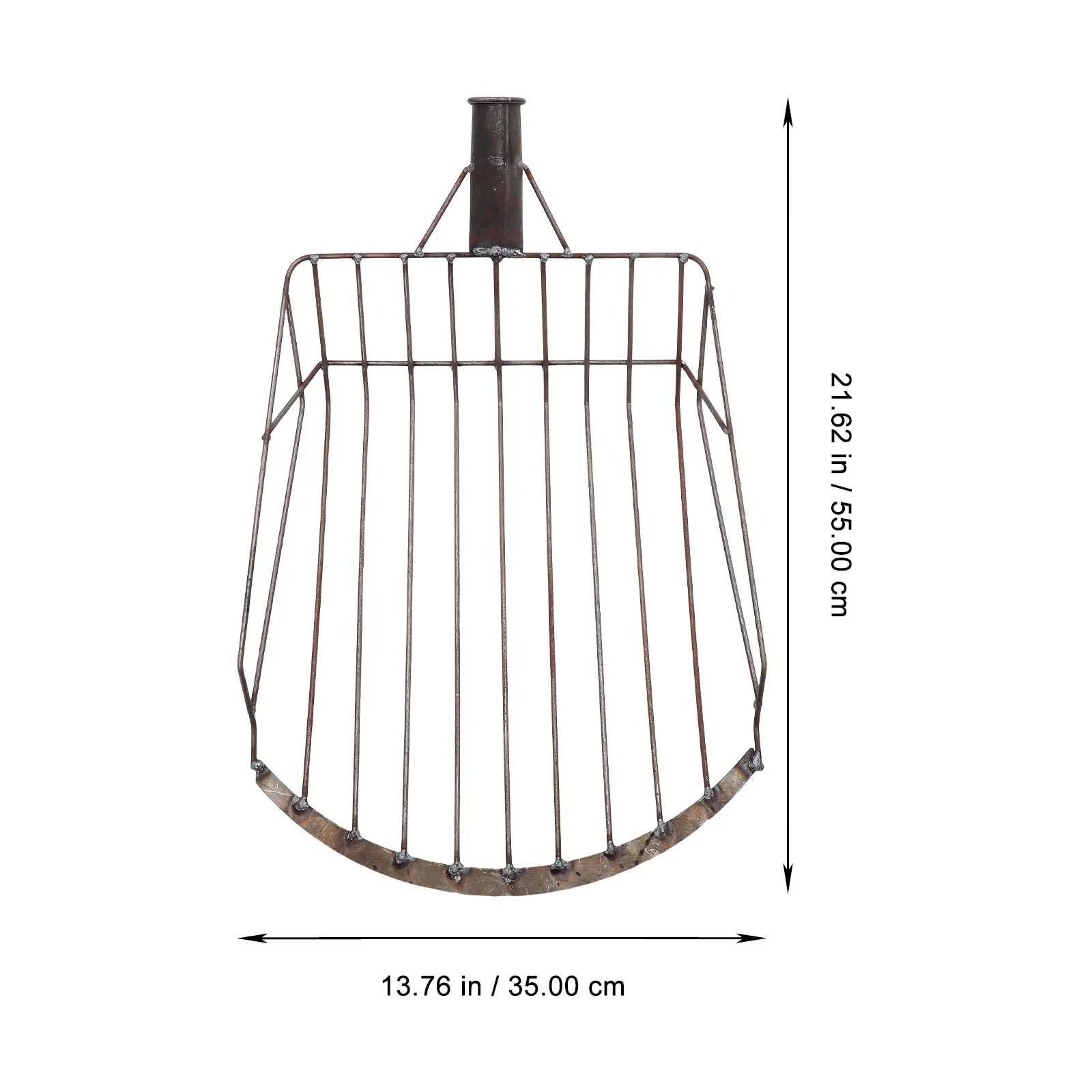 Corn Fork Large Pooper Scooper Tool Farm Simple Coal Briquette Mesh Screen