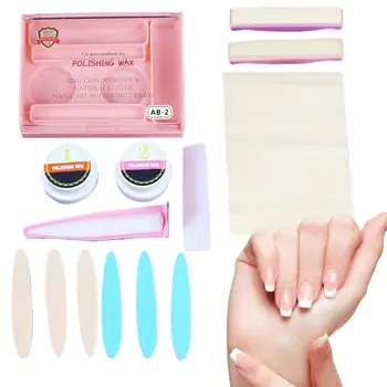 Kit di strumenti per la lucidatura delle unghie, set per manicure, kit per unghie in polvere, rinforzante professionale, strumenti versatili per la lucidatura, per pedicure e cura delle unghie.