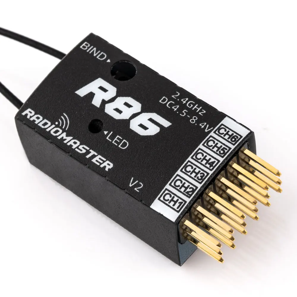 RadioMaster R86 V2 6ch SFHSS PWM Receiver 1