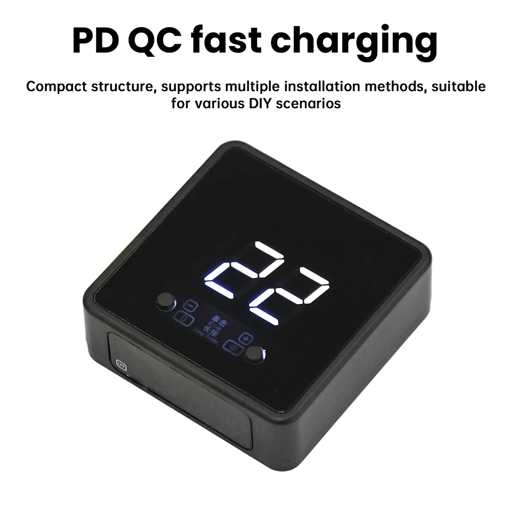 Digital Display Remote Control 4-Pin Fan PWM Speed Controller
