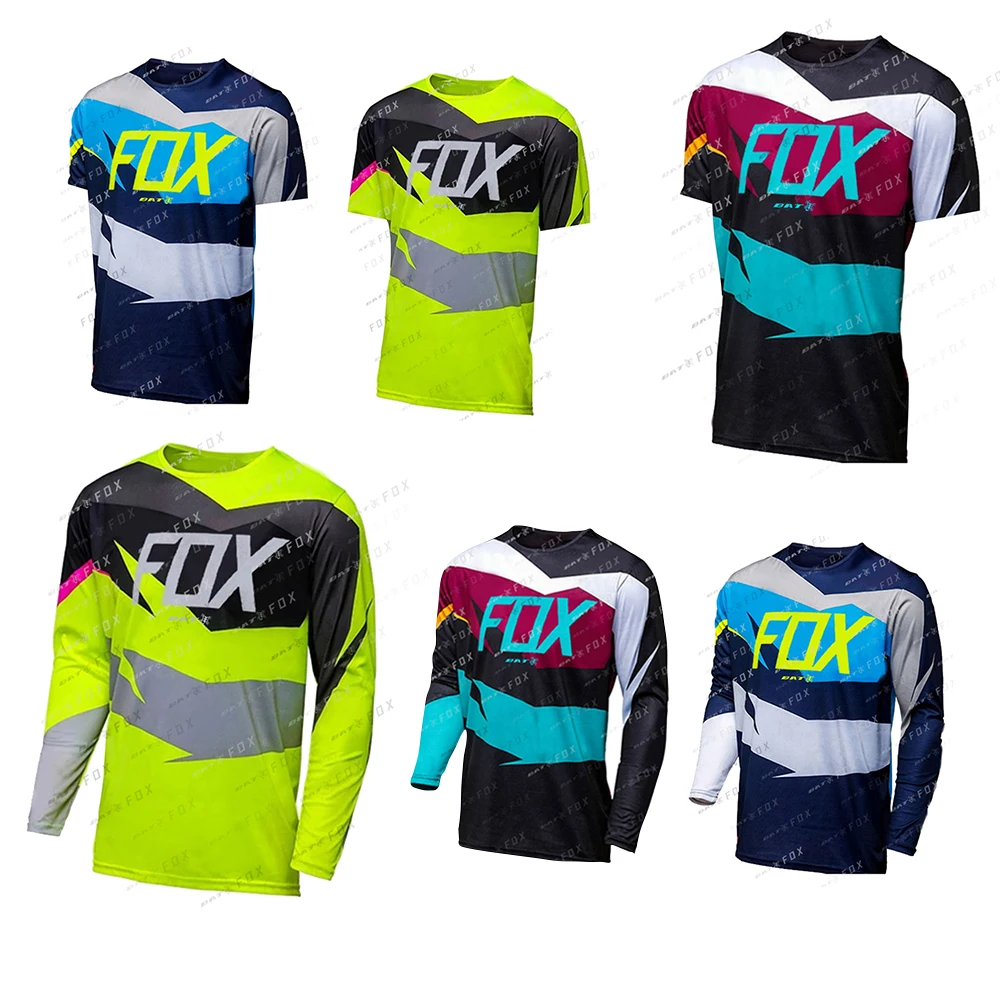 

Men's Cycling Jerseys Mountain Bike Shirt BAT FOX MTB T-Shirt Quick-Dry Downhill Jersey Motocross Motorcycle Cycling Clothing