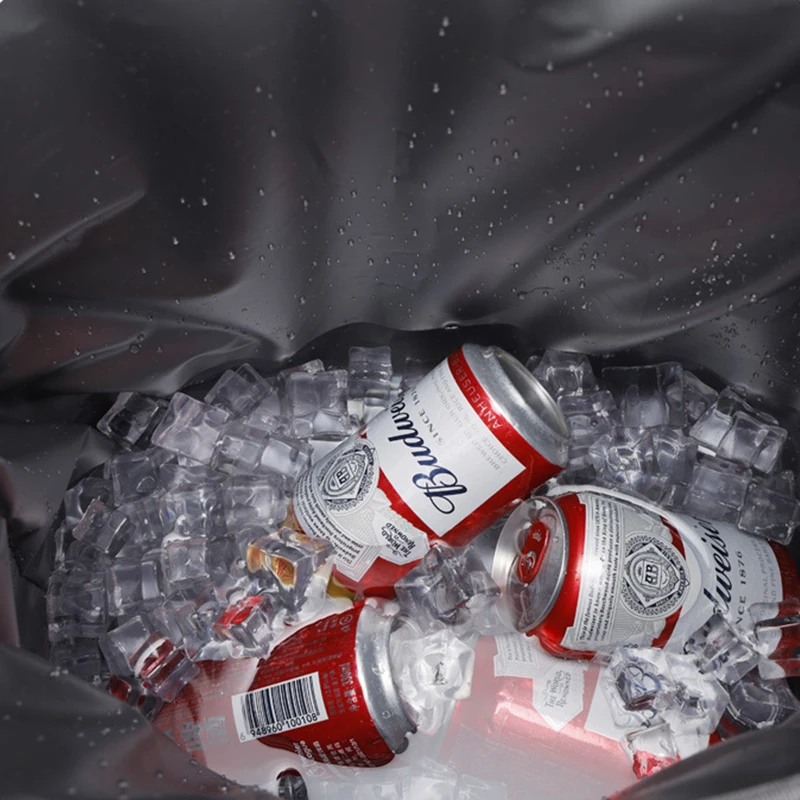 34L Camping Picnic Bag EVA Leak Proof Fruit Beer Beverage Insulated Ice Bags Outdoor Tableware Storage Backpack A1174