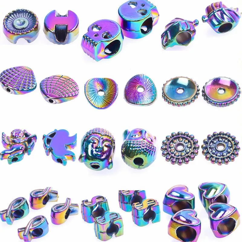 

20pcs Cupid,Buddha,Gear Small Hole And Skull,Heart,$ Large Hole Beads For Jewelry Making DIY Bracelets Spacer Beads Accessories