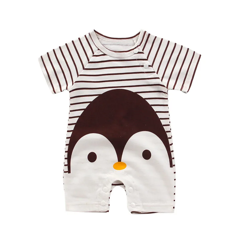 Baby rompers cotton jumpsuit cotton onesies baby jumpsuit Newborn Baby Clothes Girl Boy Cotton Jumpsuit Summer Short Sleeve Romper 0-12 Month Infant Toddler Pajamas One Piece Outfit