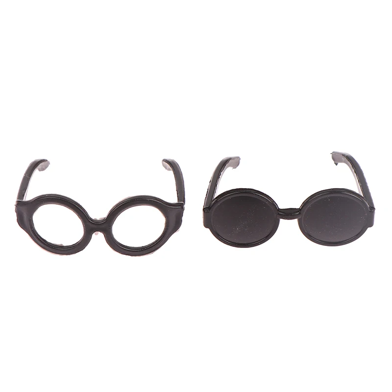 20Pcs Retro Metal Round Doll Glasses Frame Lensless Miniature Eyewear Great Collection Cool Eyeglasses For Blythe Doll Accessori