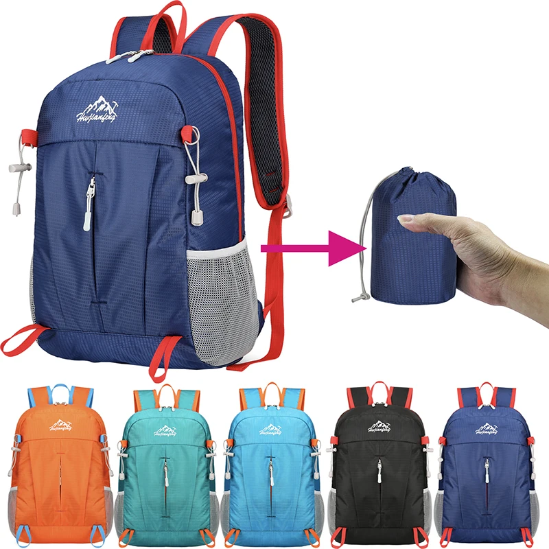Mochila Senderismo Portátil Plegable 10L Ultraligera Para Hombres Y