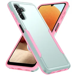 Durable Heavy - Duty Fashion Armor Phone Case - Sleek & Protective Design for Galaxy S26 FE (Green and pink)