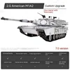 New Rc Coolbank Model Henglong Us M1a2 Abrams Infrared Battle Tank Model Upgraded Version With Steel Wave Box Tank Rc Toy 6