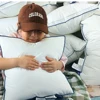 100% goose down pillow, three-layer natural down pillow core, hotel sofa feather waist pillow size and height can be customized 1