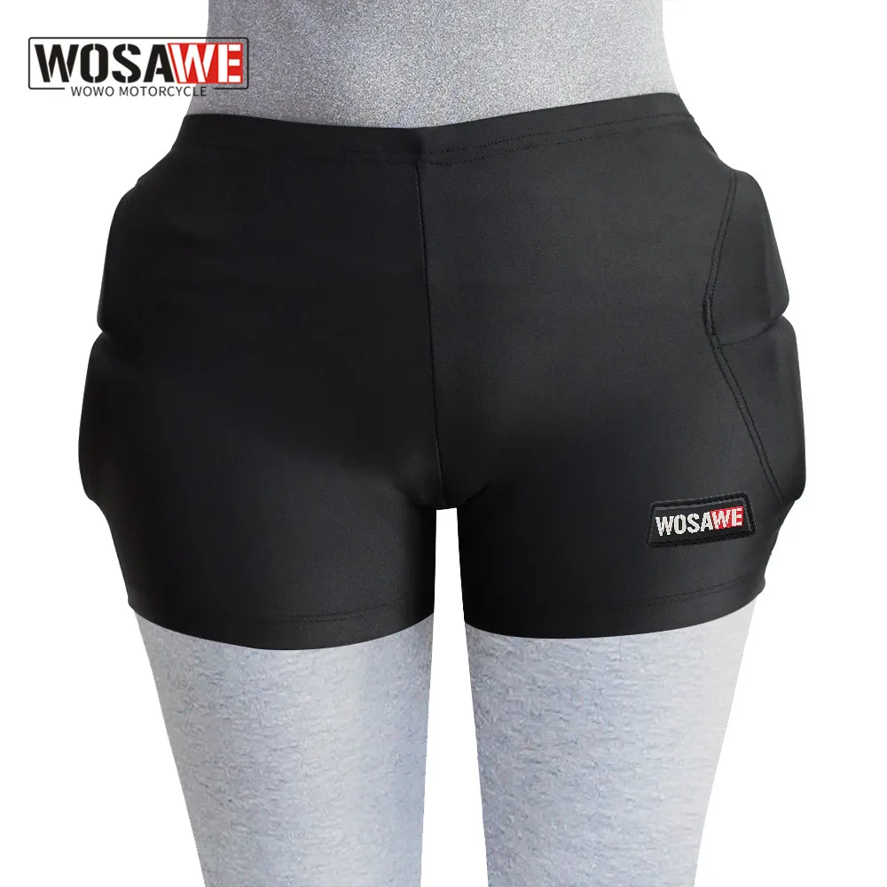 Hip Protector Motorcycle Shorts WOSAWE Adult's Motorcycle Hip Protector Motocross Shorts Hip Padded Protection Moto Figure Skiing Skating Riding Protective Mat
