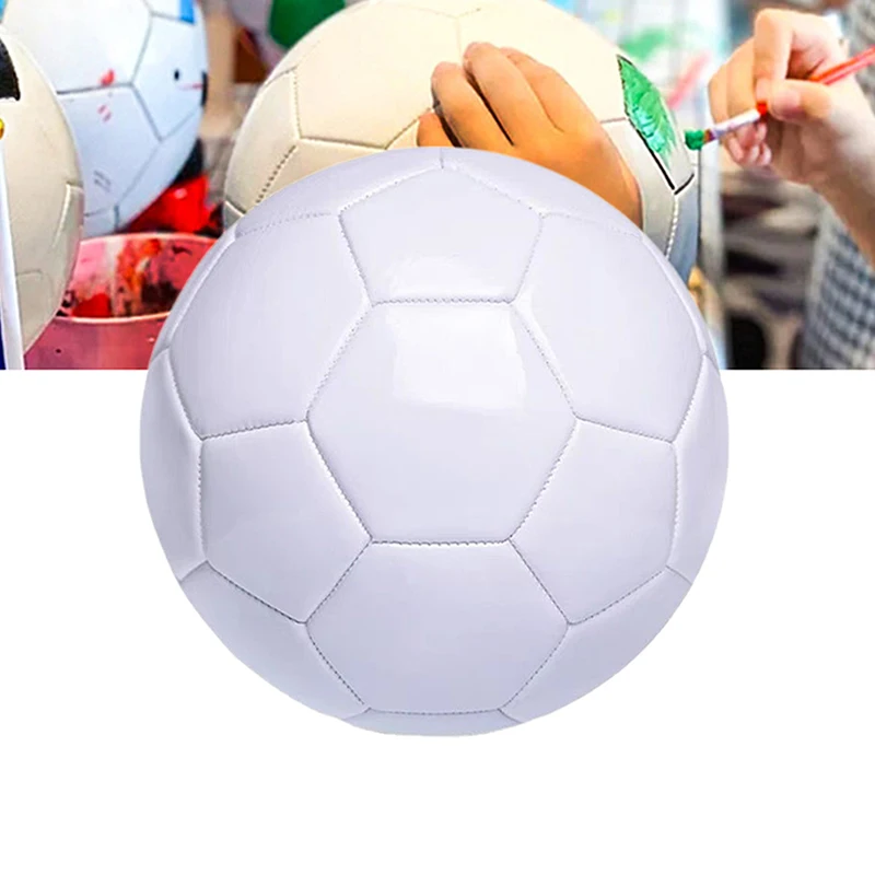 ※흰색 축구공 사이즈 5 공식 사이즈 어린이용 경량 축구공 성인용 축구 장난감 교육용 장난감 스포츠용 PVC DIY
