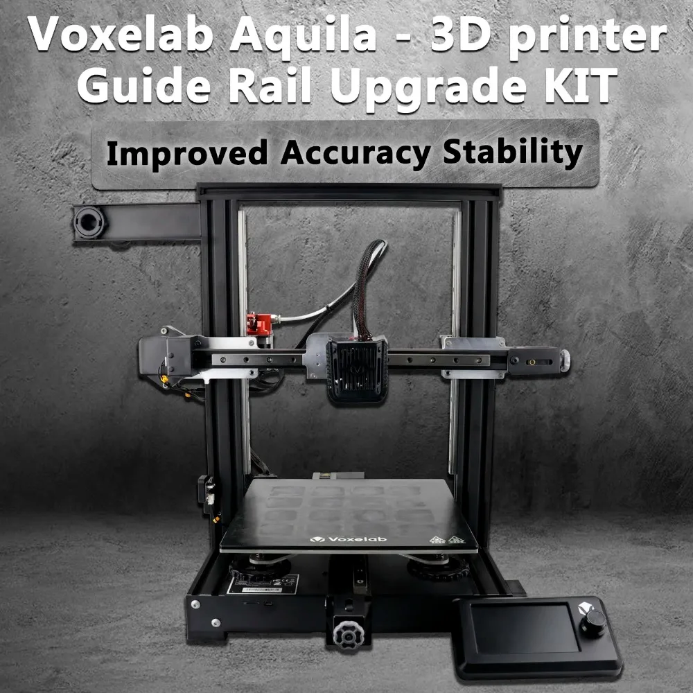 

Haldis 3D Printer Accessories Black Knight Linear Guide Upgrade Kit for Voxelab Aquila DIY Printer