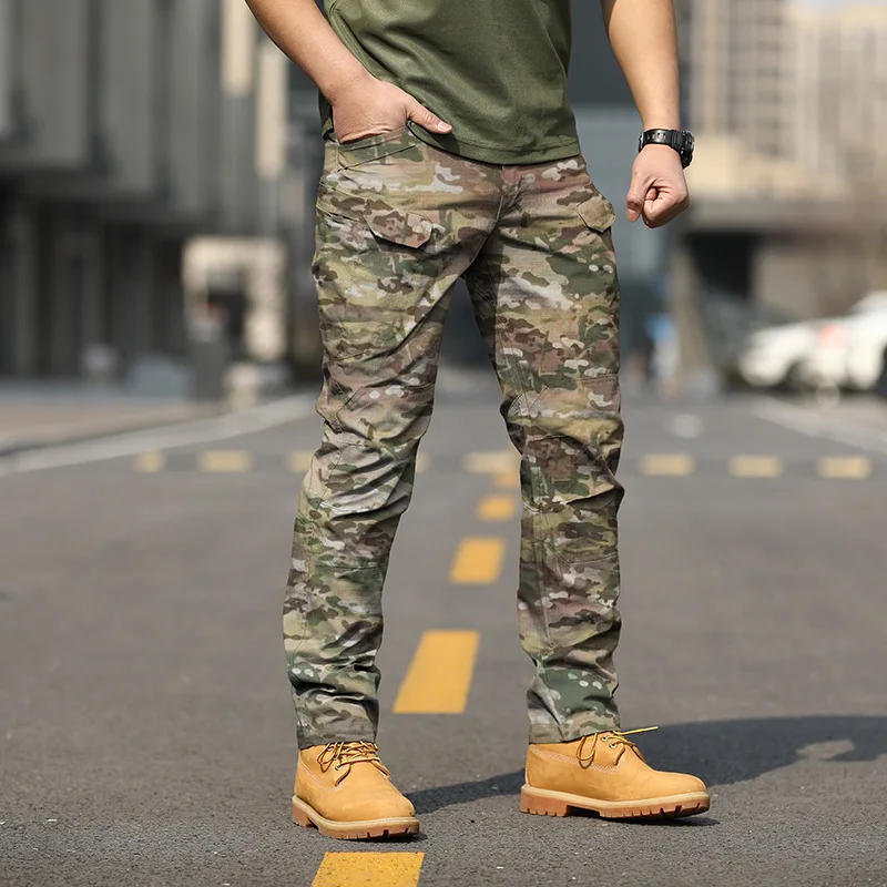 Mens Military Tactical Pants Breathable Casual Camouflage Trousers For Men  Multipockets Outdoor Trekking Cargo Pants  Casual Pants  AliExpress