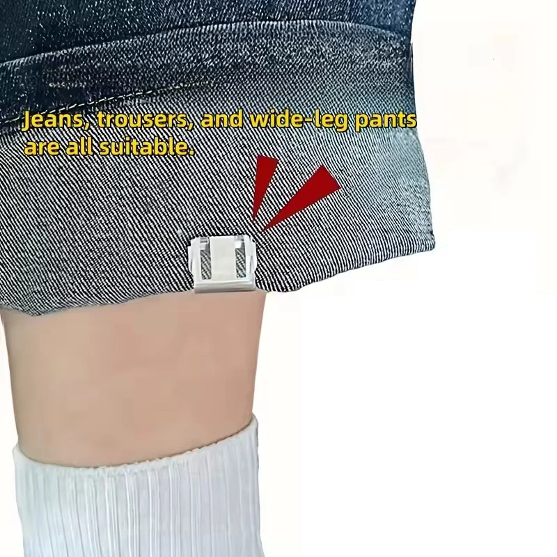 Clothing Clips Multi Function Pants Clips Leg Straps Clips Holder Clothing Pin for Clothes Long Pants Legs Sleeves Fixing Device
