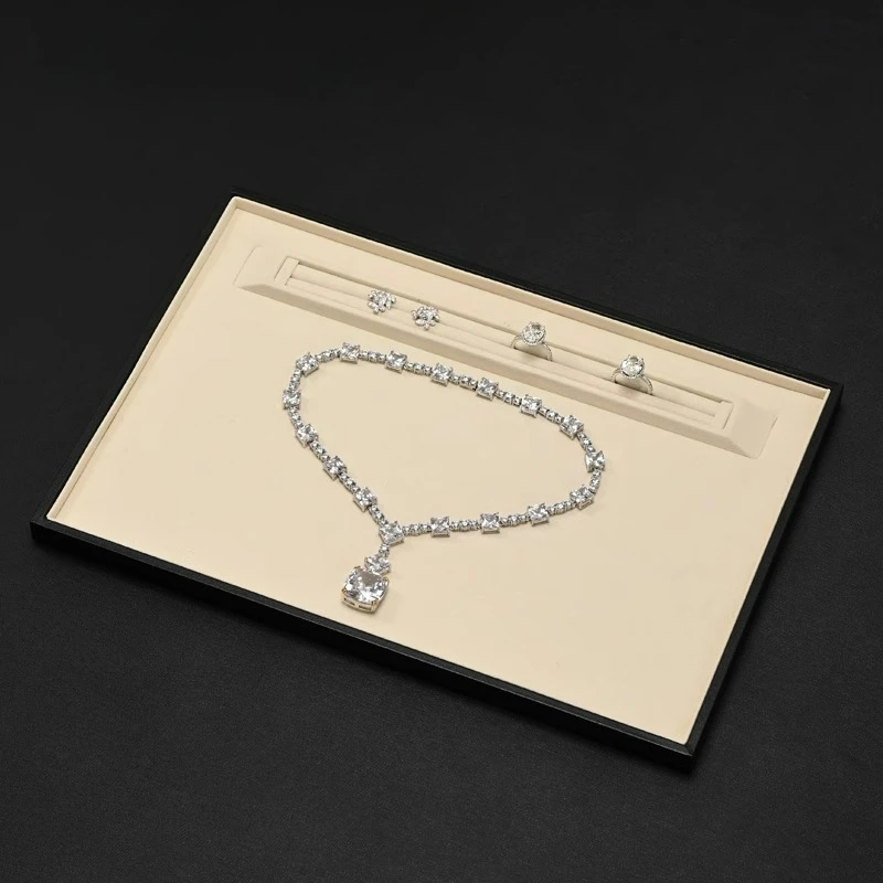 Jewelry tray, jewelry storage tray, rings, necklaces, earrings, multifunctional jewelry display tray
