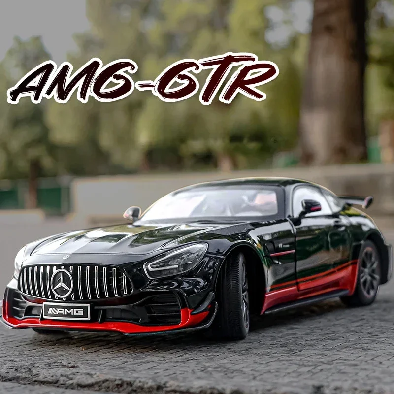 

Большой размер 1:18 Mercedes-Benz AMG GTR спортивная модель автомобиля со звуком и фотографией, взрослые игрушки для автомобилей, подарок для детей, мальчиков