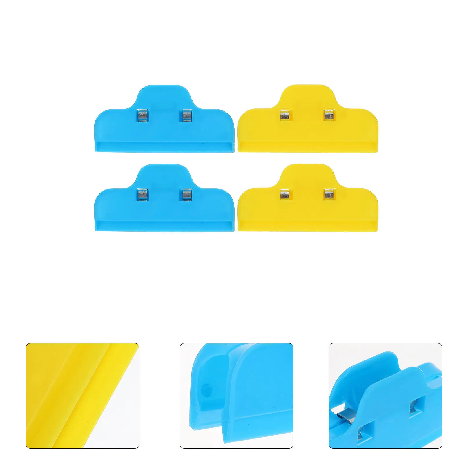 4Pcs 플라스틱 드로잉 보드 클립 그림 그리기 사진 지도 레시피 사무실 학교용..