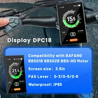 Bafang-Affichage de vélo électrique DPC18, port de charge USB, compteur de vitesse pour moteur à entraînement central, BBS01B, BBS02B, BBSHD 3