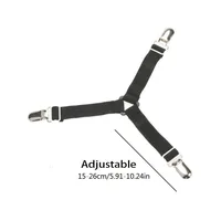 Attaches de drap de lit, Gadgets pour organisateur de draps de lit, Clip de couverture de matelas pour la maison, sangles élastiques réglables, 4 pièces/ensemble 6