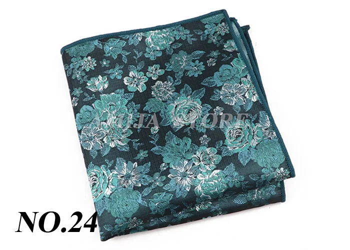High Grade Handkerchief Man Jacquard Water Ripples Constellation Paisley Christmas's Day Party Pocket Square Handkerchiefs Suit