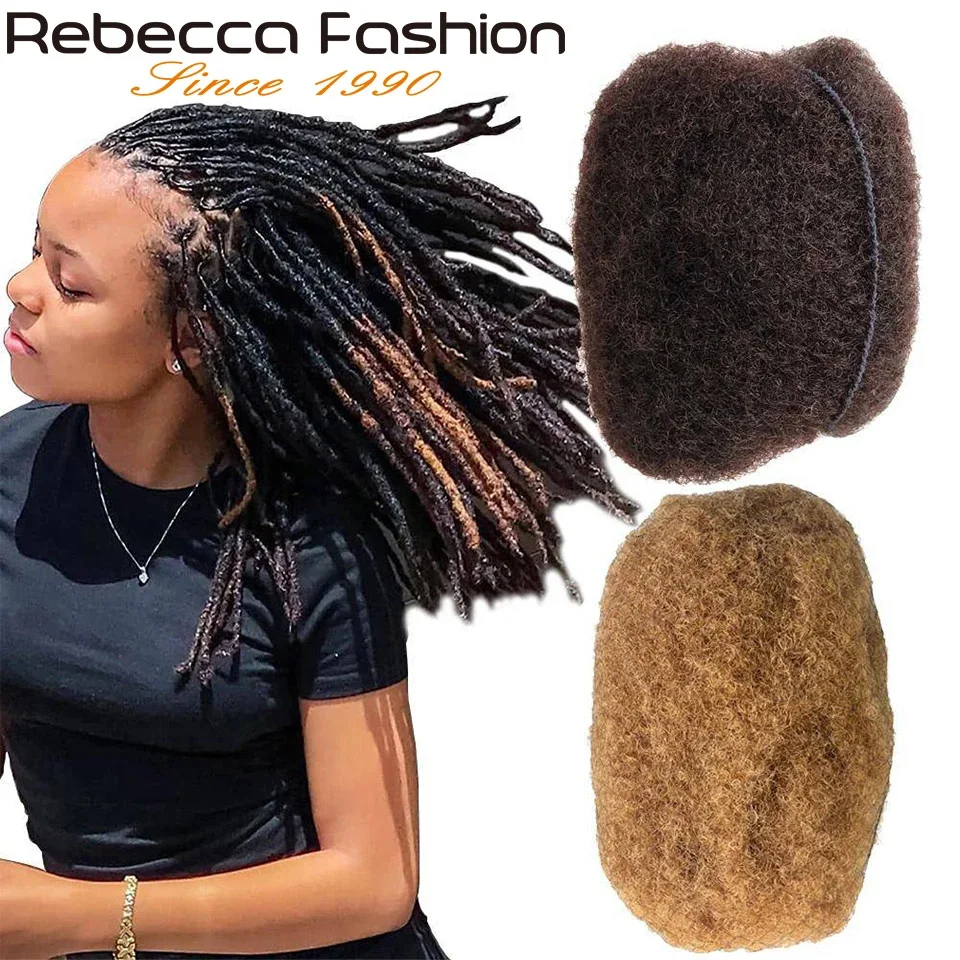 QVR Remy Hair Afro kinky Bulk Human Hair For Braiding 1 Bundle 50g/pc Natural Color Braids No Weft Dreadlock Extensions