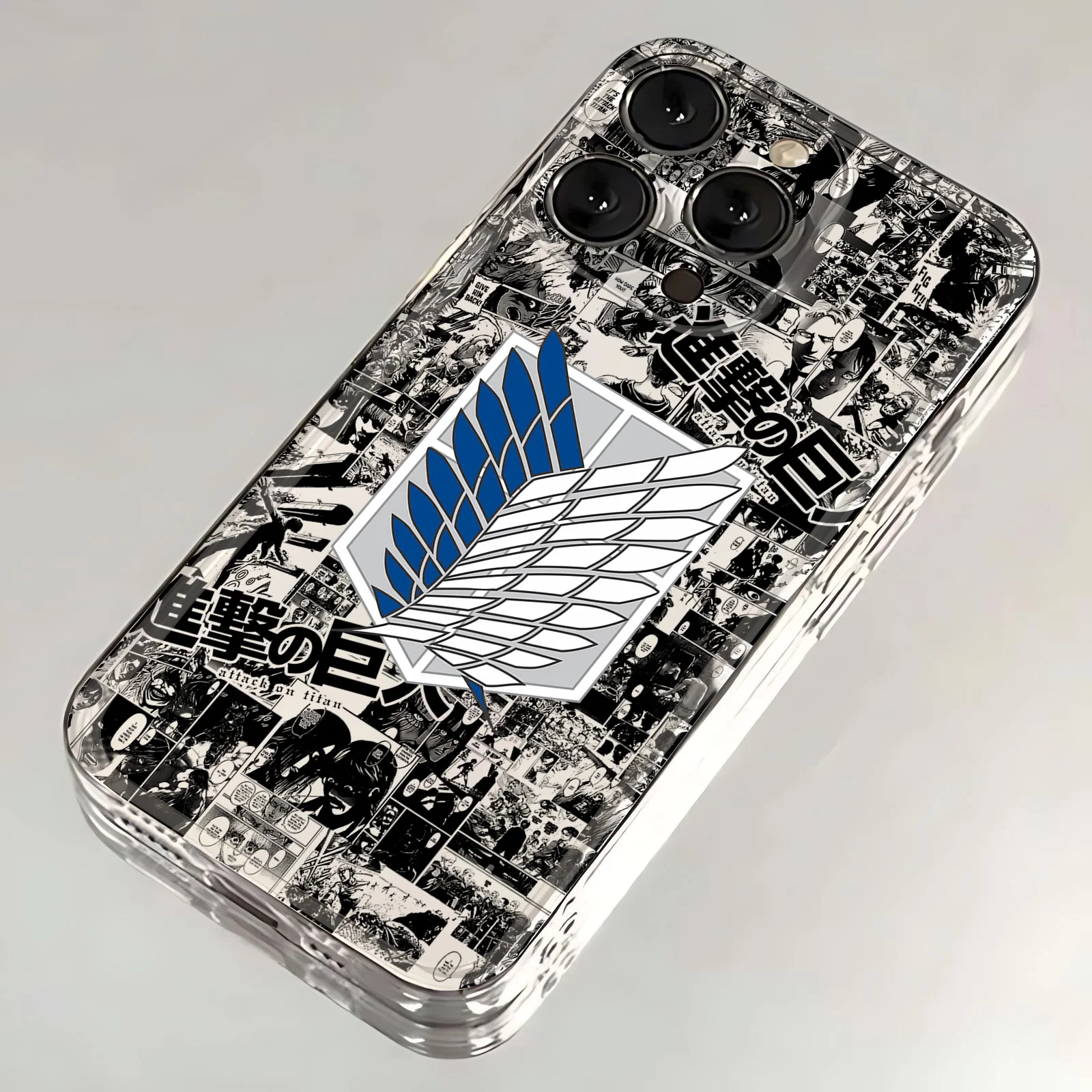 Attack on Titan Anime Transparent Phone Case