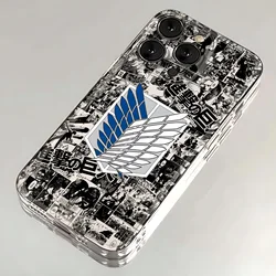 Attack on Titan Anime Transparent Phone Case - iPhone 13 Pro (T - KX09217A1)