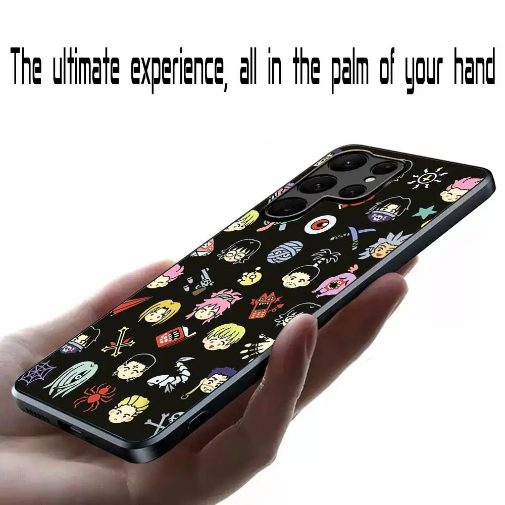 Vibrant Anime Art Black Phone Case - Hunters X Edition