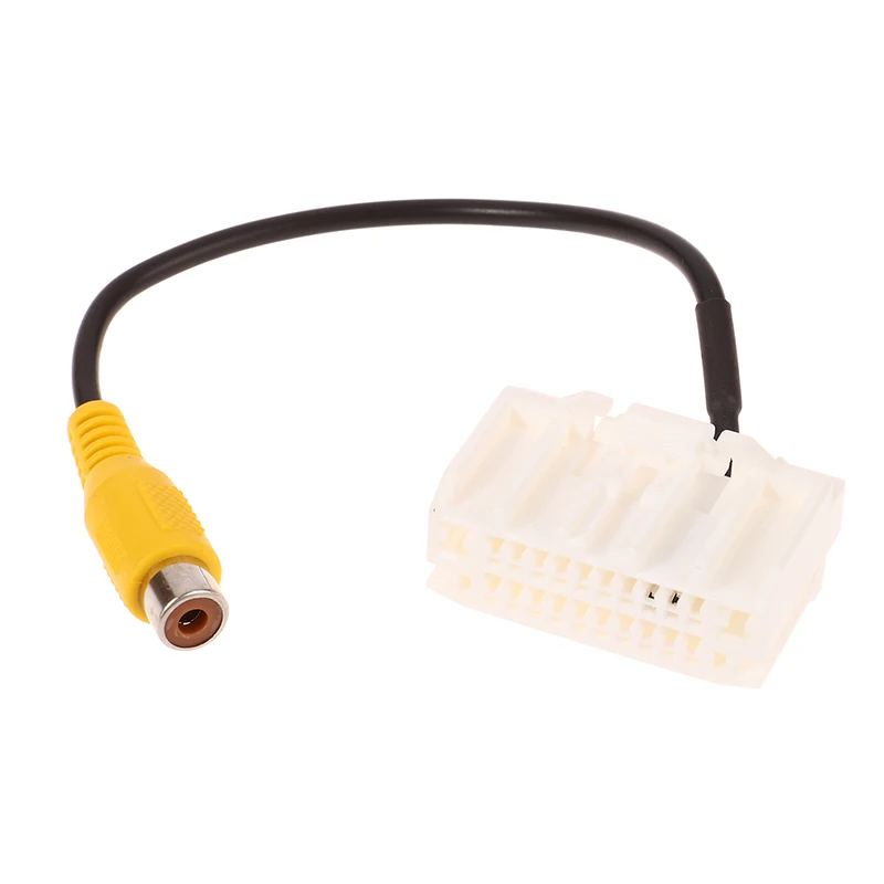 

New Backup Camera RCA Input Video Harness Rear View Camera Video Adapter Cable For Jeep Car Cables Adapte