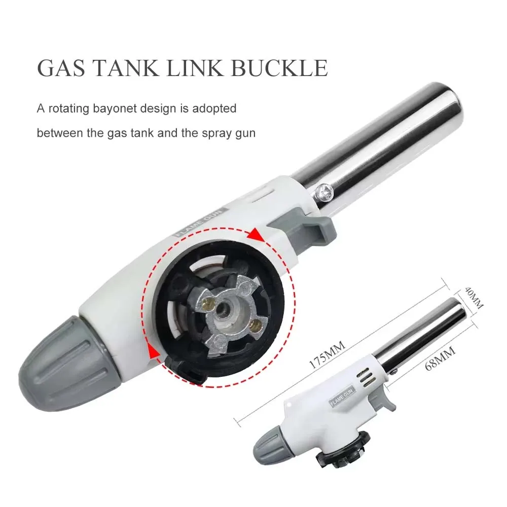 Flame Gun TARKA Camping Burner Cooking Butane Welding-Burner Hiking Flame Gas Bbq Equipment Camping Cooking