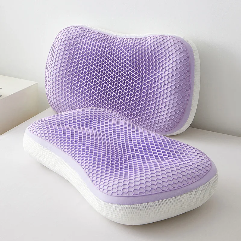Gel Cooling Comfortable Pillow Honeycomb Breathable Summer Pillow Protect Shoulder Neck Soft Healthy Help Sleep Pillow Bedding 5