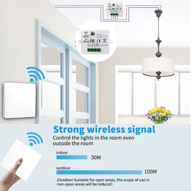 Wireless Switch RF 433Mhz Interruptor Light Switch Remote Control