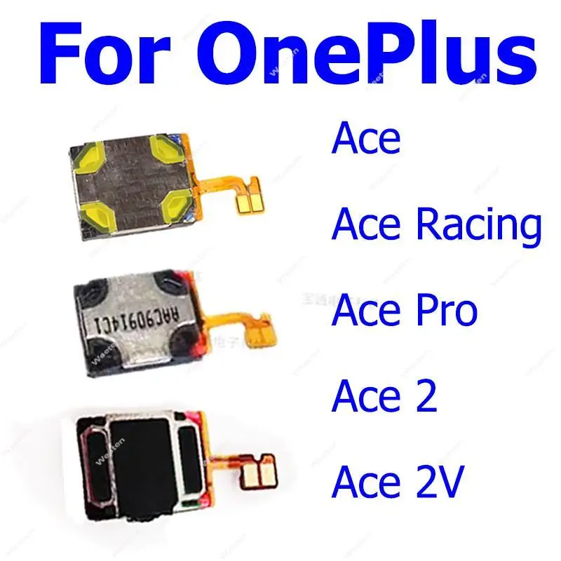 

Динамик для OnePlus 1 + Ace 2 Ace 2V Ace Pro Ace Racing Top, гибкий кабель для замены