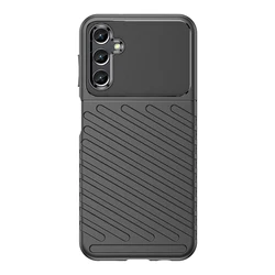 Luxury Shockproof Silicone Phone Case Cover - Galaxy M44 5G (Black)