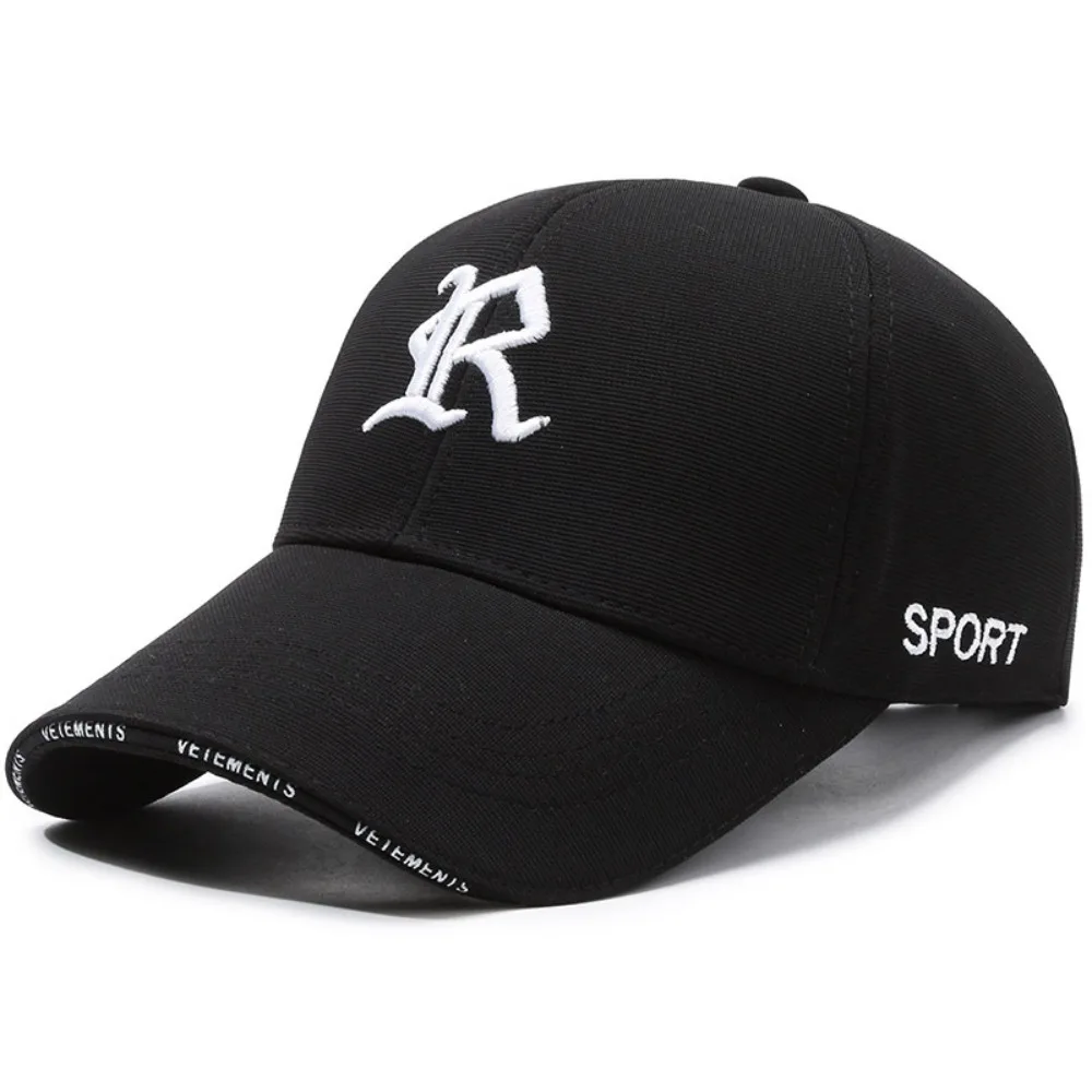 Trendy Embroidery Couple Baseball Cap Outing Anti-Sun Trucker Cap Casual Hip Hop Gorras Golf Cap Dad Hats 2