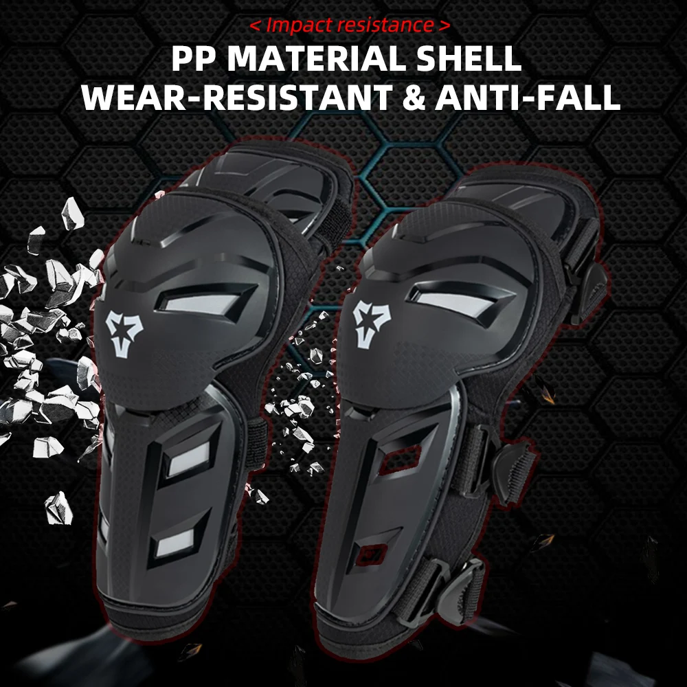 Pink Elbow and Knee Protector Set for Motorcycle and Outdoor Sports
