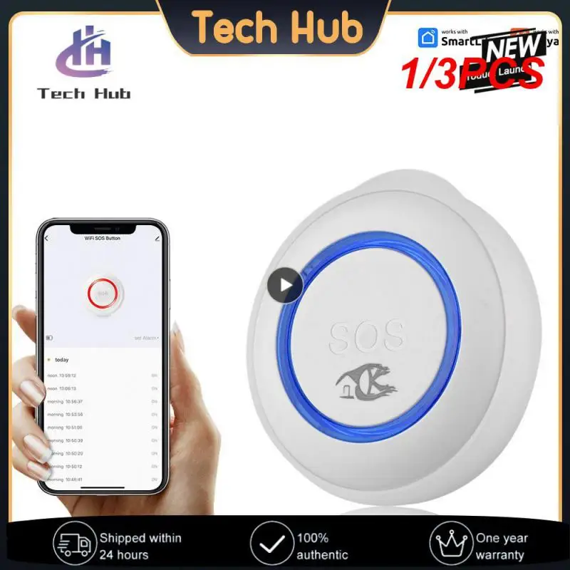 

1/3 шт., перезаряжаемая кнопка аварийной сигнализации для пожилых людей