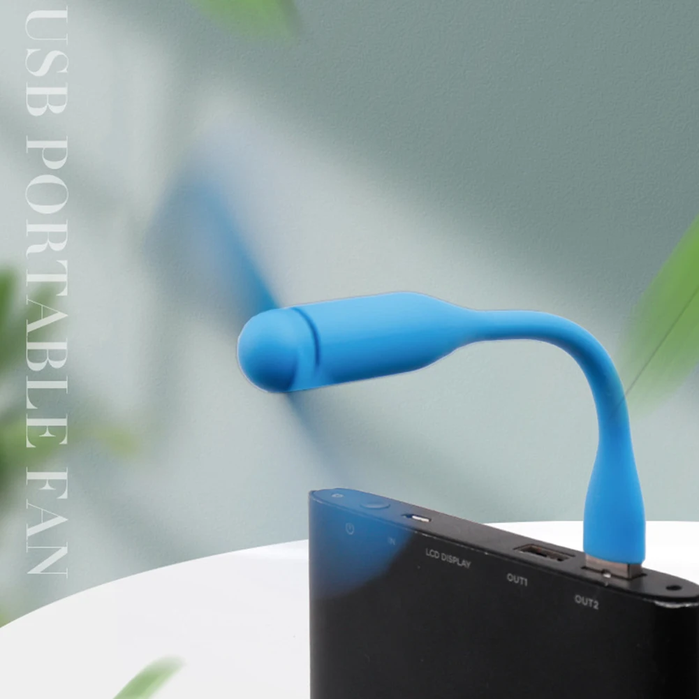 Compact USB Mini Fan - Flexible Portable Cooling Solution for Laptops and Mobile Devices