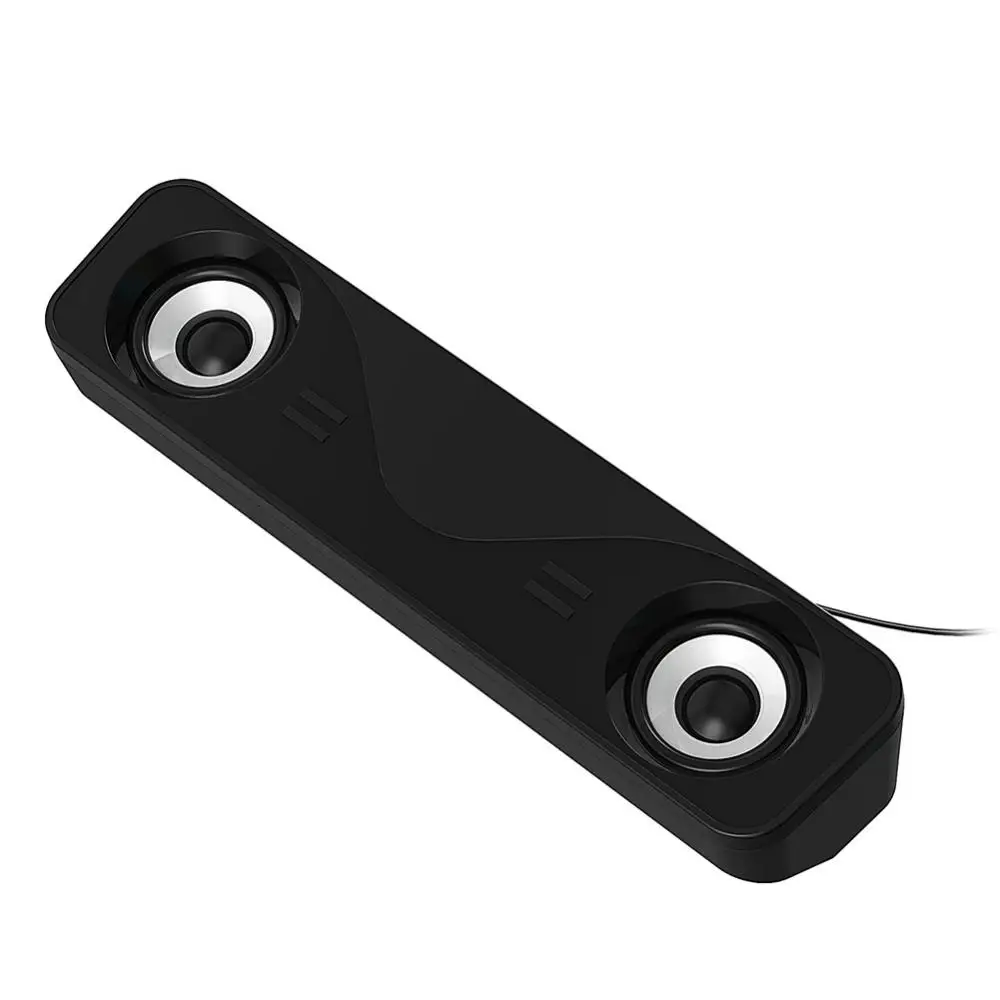Y1 가정용 컴퓨터 데스크탑 스피커, 스몰 사이즈 휴대용 USB 듀얼 음악 플레이어, 노트북 유선 스피커, 하이파이 스테레오 USB 전원 공급 장치