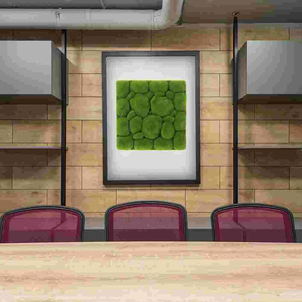 

2Pcs Fake Moss Board Artificial Moss Mat Decorative Moss Ornament Mini Garden Landscaping Prop